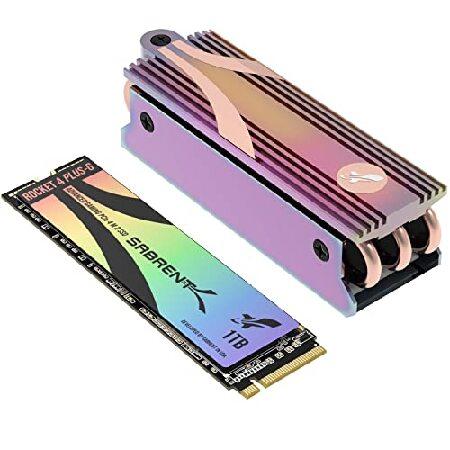 SABRENT ゲーミングSSD 1TB、ゲーム用ヒートシンク付 M.2 SSD 1TB、PCIe ...