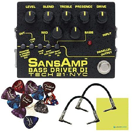 Tech 21 SansAmp Bass Driver DI V2 Pedal Bundle w/P...