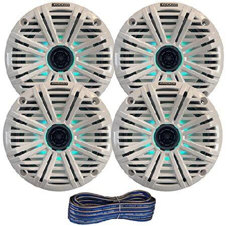 2 Pair (Qty 4) of Kicker 6.5&quot; 2-Way 195 Watts Max ...