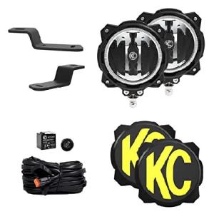 KCハイライツ フォグランプカバー2個セット KCロゴ 黒・汎用 保護 KC