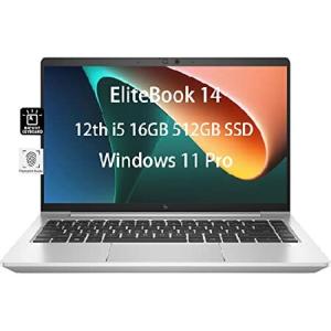 HP EliteBook 640 G9 14" FHD Business Laptop (Intel 10-Core i5-1235U, 16GB RAM, 512GB PCIe SSD) IPS Anti-Glare, Backlit Keyboard, Fingerprint, Thunderb