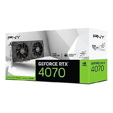 PNY GeForce RTX4070 12GB VERTO STANDARD DUAL FAN グ...