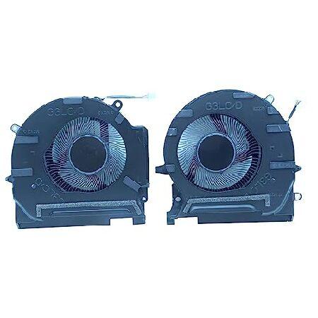 BDWZNLA CPU+GPU冷却ファン HP OMEN 17 17-CK Plus 17-ck00...