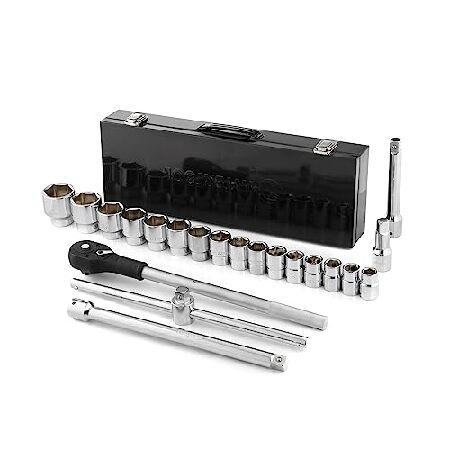 INTERTOOL 3/4インチ ドライブメトリック ジャンボソケットセット 19-50mm 21ピ...