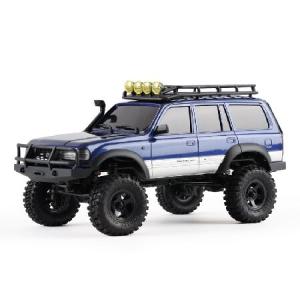 FMS 1/18スケールRCクローラー ホビーラジコン FCX18 RTRランドクルーザー(LC80)トヨタライセンス4WD RCロックトラック2.4GHzホビーグレードRCカーアウトドア リ