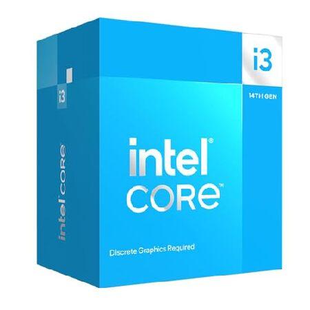 Intel Core i3-14100F デスクトッププロセッサー 4コア (4 Pコア+ 0 Eコ...