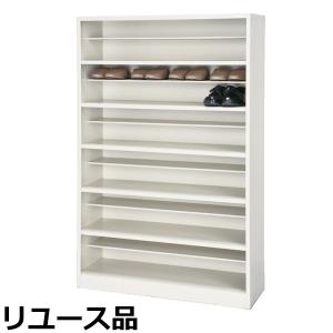 下駄箱 シューズボックス 24人用 中棚付 オープン 中古品