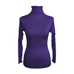 SIXIULIYU純粋な天然シルクコットンタートルネックセーター新しいファッションコットンレディースセーター