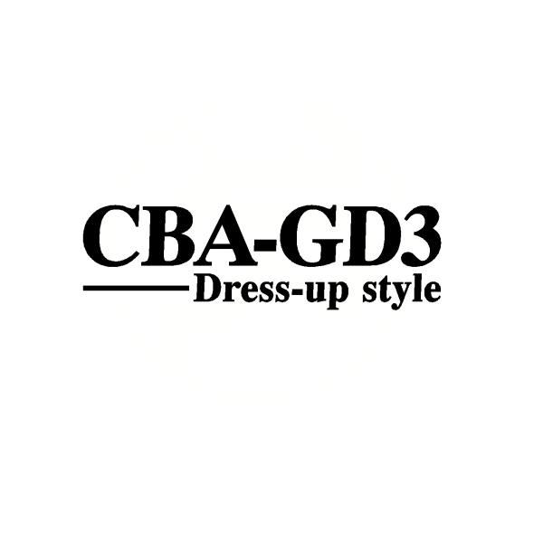 フィット　CBA-GD3　ドレスアップスタイル　ロゴ　カッティングステッカー　選べる4サイズ