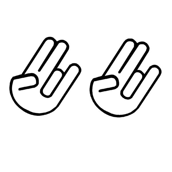 JDM　ハンドロゴ　ショッカー　カッティングステッカー