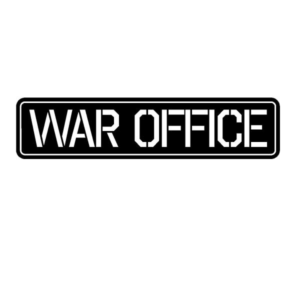 War Office　ロゴ　カッティングステッカー　小サイズ