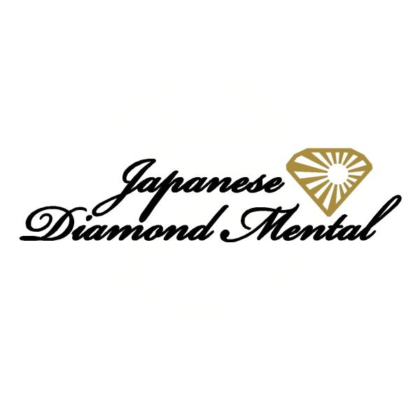 ジャパニーズダイヤモンドメンタル　ロゴ　カッティングステッカー　選べる4サイズ　2色デザイン