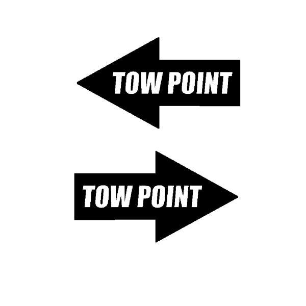 TOW POINT　ロゴ　カッティングステッカー