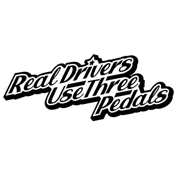 Real Drivers Use Three Pedals 本物のドライバーは3つのペダルを使う　ロ...