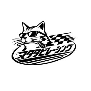 カブ イラスト 枠ロゴ スーパー カッティングステッカー 選べる4サイズ
