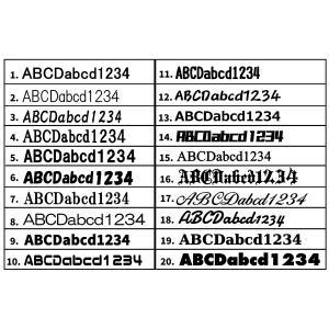 お好きな文章 文字で作成 1文字100円 カッ...の詳細画像1