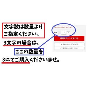 お好きな文章 文字で作成 1文字100円 カッ...の詳細画像3
