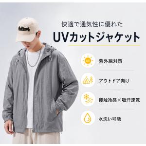 爆買 冷感パーカー メンズ アイスファブリック...の詳細画像1