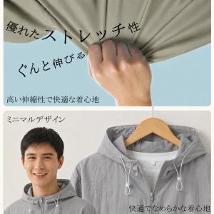 爆買 冷感パーカー メンズ アイスファブリック...の詳細画像4