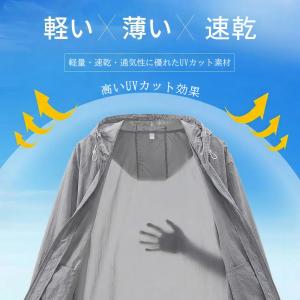 爆買 冷感パーカー メンズ アイスファブリック...の詳細画像5