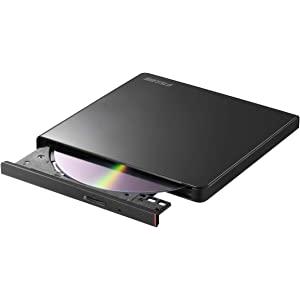 BUFFALO ポータブルDVD/CDドライブ USB2.0規格(USB3.0ポート搭載のパソコンで...