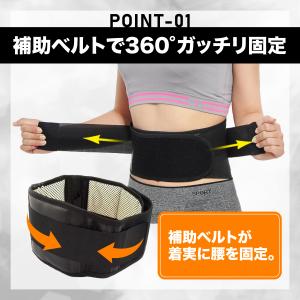 腰痛ベルト 腰サポーター 医療用 コルセット ...の詳細画像3