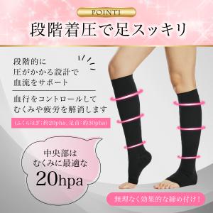 着圧ソックス 2足セット 医療用 弾性ストッキ...の詳細画像2