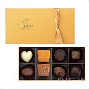 ♪ＧＯＤＩＶＡ ゴディバ ゴールドコレクション　8粒 ＜お菓子・チョコレート・バレンタインデー・ホワイトデーのお返しに＞