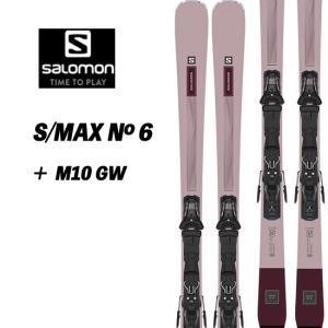 23/24 S/MAX No6 + M10 GW S マックスナンバー6 SALOMON サロモン レディーススキー 軽量スキー｜retailer