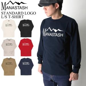 (マナスタッシュ) MANASTASH スタンダード ロゴ ロングスリーブ Tシャツ カットソー メンズ 【父の日 プレゼント】｜retom