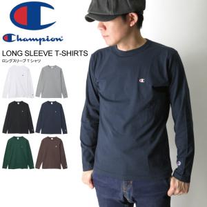 (チャンピオン) Champion ロングスリーブ Tシャツ ロンT カットソー ワンポイント メンズ レディース｜retom