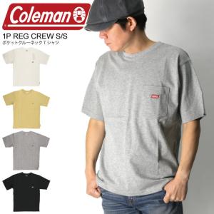 (コールマン) Coleman ポケット クルーネック Tシャツ 1P REG CREW S/S メンズ レディース 【父の日 プレゼント】