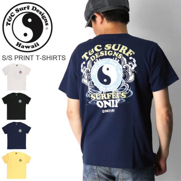 (（ティー＆シー）) T&amp;C Surf Designs タウン＆カントリー プリント Tシャツ サー...