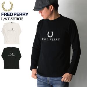 (フレッドペリー) FRED PERRY ロングスリーブ Tシャツ ロゴ Tシャツ カットソー メンズ｜retom