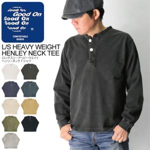 GOOD ON ヘンリーロンT。 ピグメントブラックM,。ヘビーオンス。 GOOD ON ヘンリーロンT。 ピグメントブラックM,。ヘビーオンス