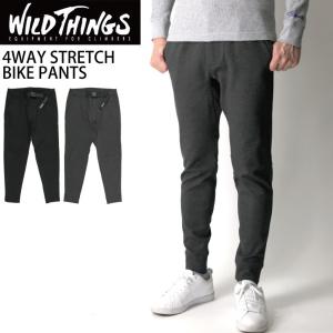 (ワイルド シングス) WILD THINGS 4WAY ストレッチ バイク パンツ スリムパンツ ナローパンツ メンズ｜retom