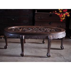 アンティーク書斎机 大正〜昭和初期 古録展 送料別 Gサイズ 中古 品番