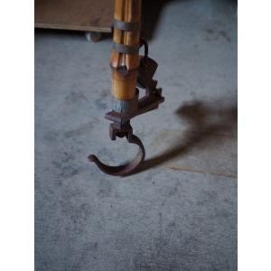 囲炉裏 自在鉤 松竹梅 高岡銅器 自在かぎ : がらんどう 手仕事品と