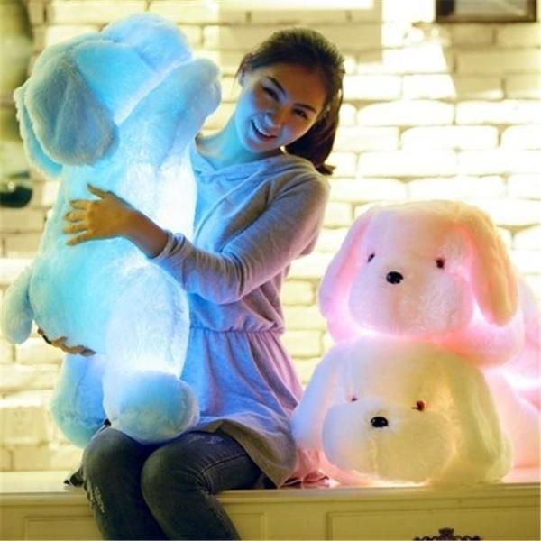 【並行輸入品】ぬいぐるみ 光る 犬 50cm カラフル led 子供 おもちゃ kidz 誕生日 ギ...