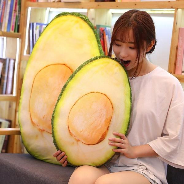 【並行輸入品】ぬいぐるみ　アボカド　リアル　果物　店飾り　おもちゃ　かわいい　誕生日ギフト50cm