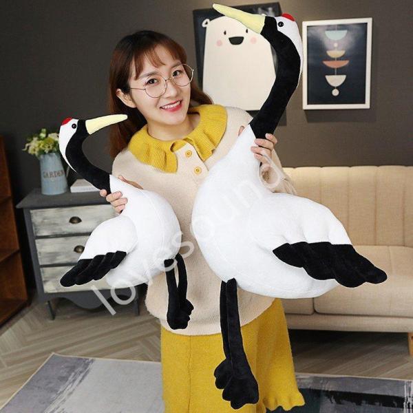 【並行輸入品】ぬいぐるみ　タンチョウ　おもちゃ　インテリア　リアル　誕生日プレゼント50cm