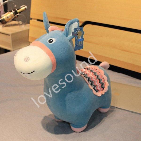 【並行輸入品】ぬいぐるみ　ロバ　抱き枕　おもちゃ　子供　女　男　クリスマスプレゼント50cm