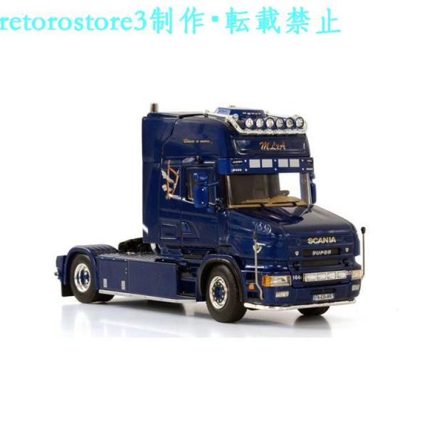 【並行輸入品】ミニカー 1/50 スカニア 4 4X2 ML2A 01-3700 ネイビー