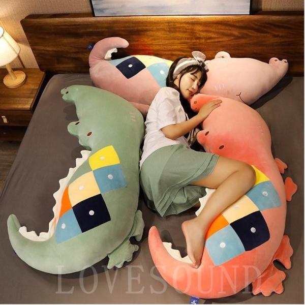 【並行輸入品】わにぬいぐるみ小さいおもちゃインテリア抱き枕50cm