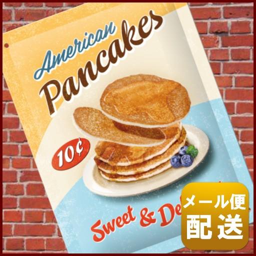 アメリカ 雑貨 ブリキ 看板 パンケーキ アメリカン