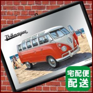 フォルクスワーゲン グッズ インテリア パブミラー ワーゲンバス VW｜retro-design-gallery