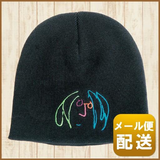 ジョンレノン グッズ オフィシャル ニット帽 ビートルズ 雑貨