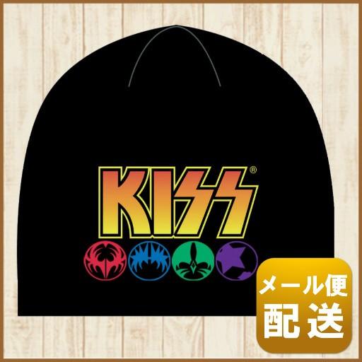 キッス グッズ オフィシャル ニット帽 KISS ロゴ &amp; アイコン