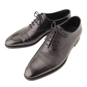 【ジョンロブ】John Lobb　シティ2 レザー ビジネスシューズ  ストレートチップ ブラック 7E  【中古】【正規品保証】122144｜retrojp