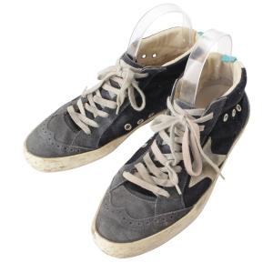 【ゴールデングース】GOLDEN GOOSE MIDSTAR ミッドスター ユーズド加工 デニム ロ...